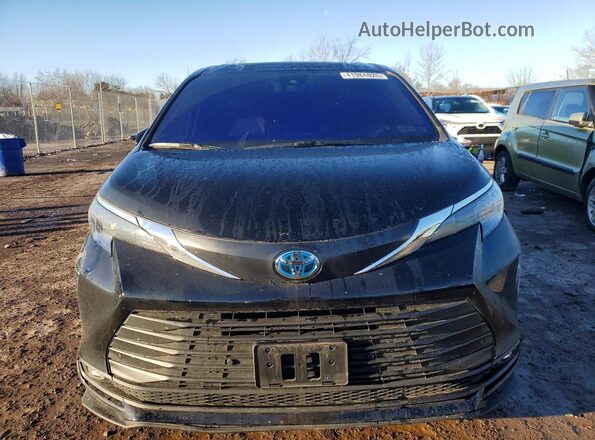 5TDJSKFC2SS216556 2025 TOYOTA SIENNA Black Դիմացի տեսք