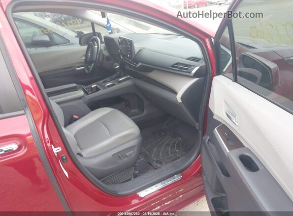 5TDJSKFC4MS023943 2021 TOYOTA SIENNA Red წინა სალონის ხედი