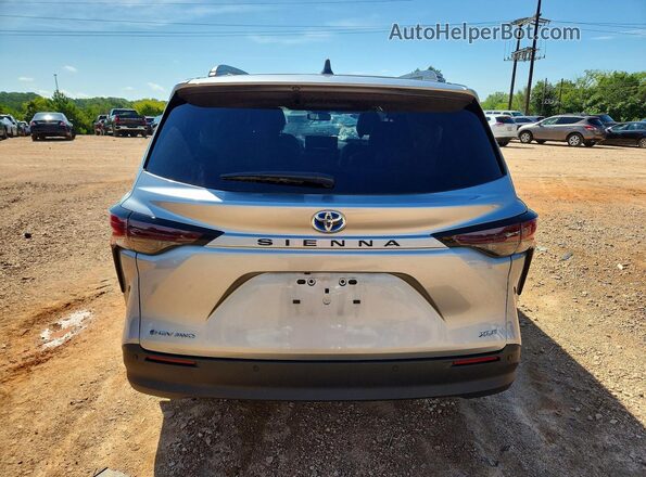 5TDJSKFC4SS160295 2025 TOYOTA SIENNA Silver Rear view