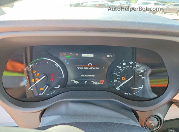 5TDJSKFC4SS160295 2025 TOYOTA SIENNA Silver Instrument cluster view