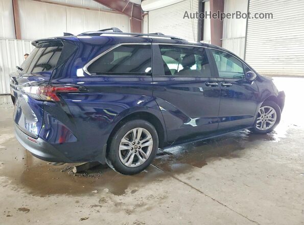 5TDJSKFC4SS179719 2025 TOYOTA SIENNA Синий Задняя правая четверть