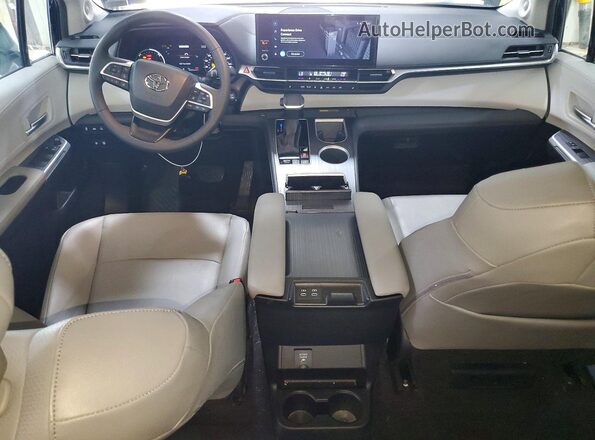 5TDJSKFC4SS179719 2025 TOYOTA SIENNA Синий Вид панели приборов