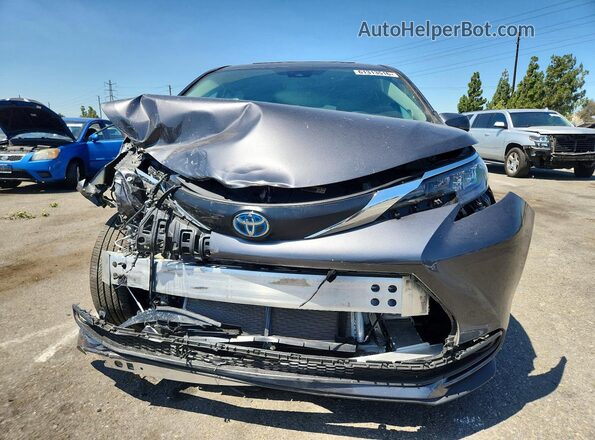 5TDJSKFC4SS201265 2025 TOYOTA SIENNA Gray Front view