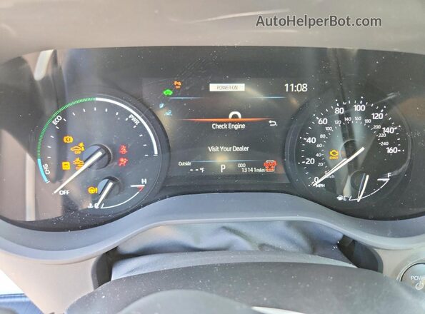 5TDJSKFC4SS201265 2025 TOYOTA SIENNA Gray Instrument cluster view