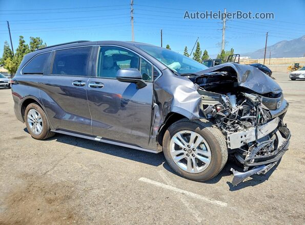5TDJSKFC4SS201265 2025 TOYOTA SIENNA Gray Front right