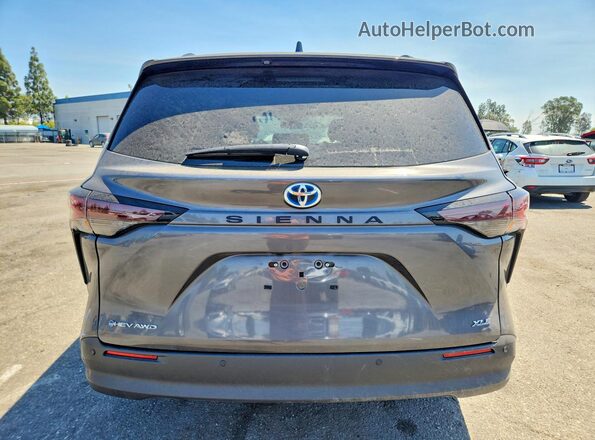 5TDJSKFC4SS201265 2025 TOYOTA SIENNA Gray Rear view