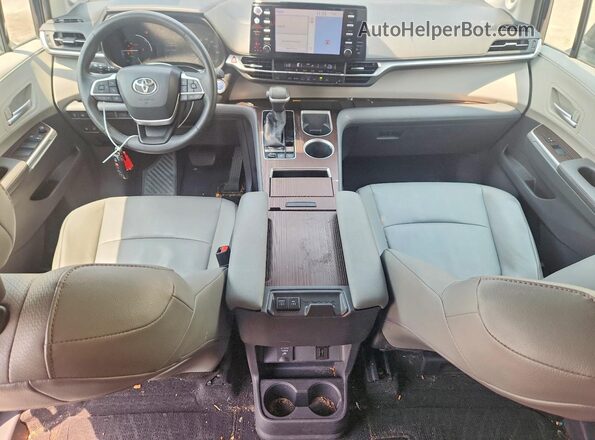 5TDJSKFC5PS074128 2023 TOYOTA SIENNA Blue წინა პანელის ხედი