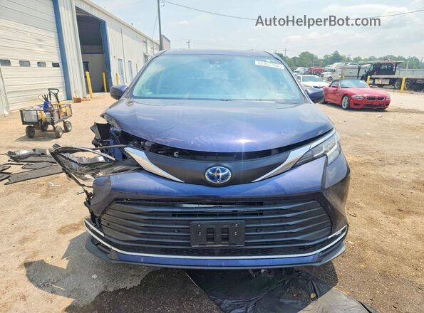 5TDJSKFC5PS074128 2023 TOYOTA SIENNA Blue წინა ხედი