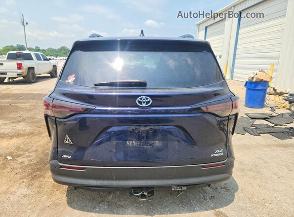 5TDJSKFC5PS074128 2023 TOYOTA SIENNA Blue უკანა ხედი