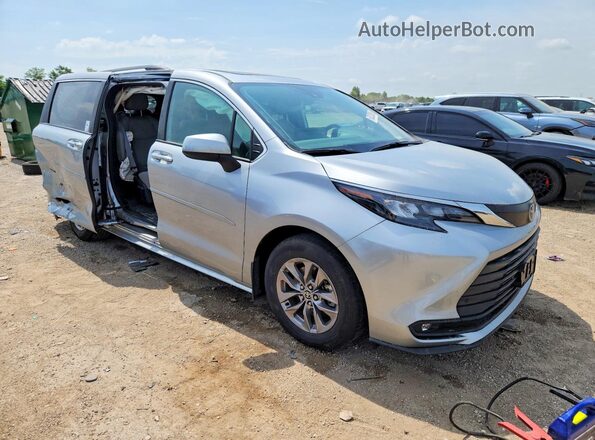 5TDJSKFC5SS215210 2025 TOYOTA SIENNA Серебряный Передняя правая четверть