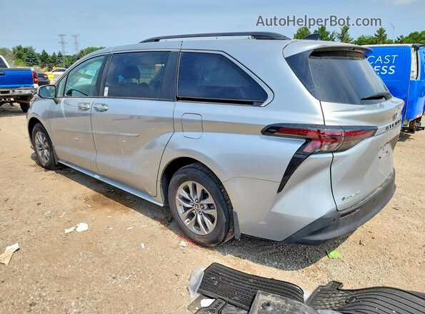 5TDJSKFC5SS215210 2025 TOYOTA SIENNA Серебряный Задняя левая четверть