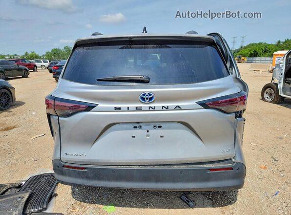5TDJSKFC5SS215210 2025 TOYOTA SIENNA Серебряный Вид сзади