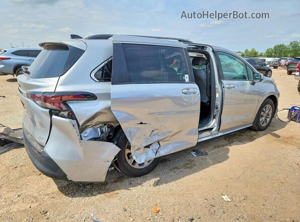 5TDJSKFC5SS215210 2025 TOYOTA SIENNA Серебряный Задняя правая четверть