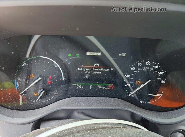 5TDJSKFC5SS215210 2025 TOYOTA SIENNA Серебряный Вид щитка приборов