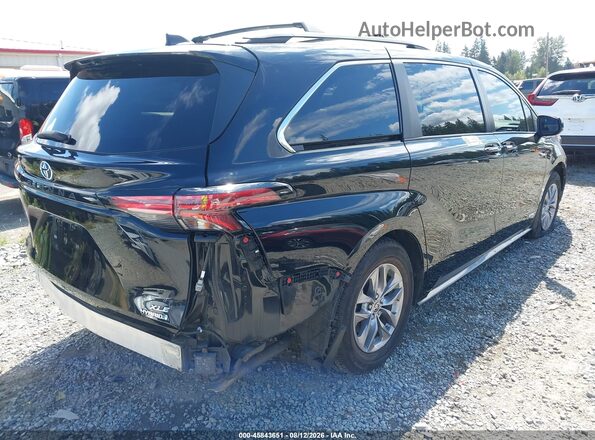 5TDJSKFC6MS008344 2021 TOYOTA SIENNA Black უკანა მარჯვენა