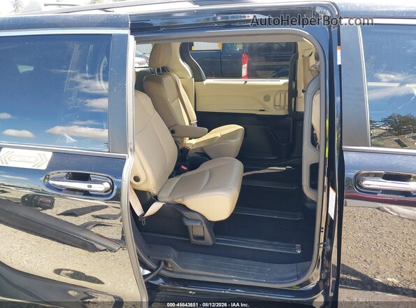 5TDJSKFC6MS008344 2021 TOYOTA SIENNA Black VIN კოდის სტიკერის ხედი