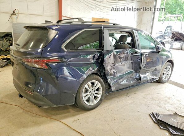 5TDJSKFC8SS177374 2025 TOYOTA SIENNA Blue Tył prawy