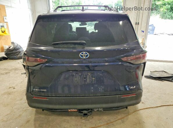 5TDJSKFC8SS177374 2025 TOYOTA SIENNA Blue Widok z tyłu