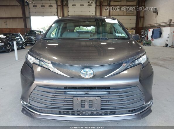 5TDJSKFCXMS019847 2021 TOYOTA SIENNA Серый Вид задней части салона