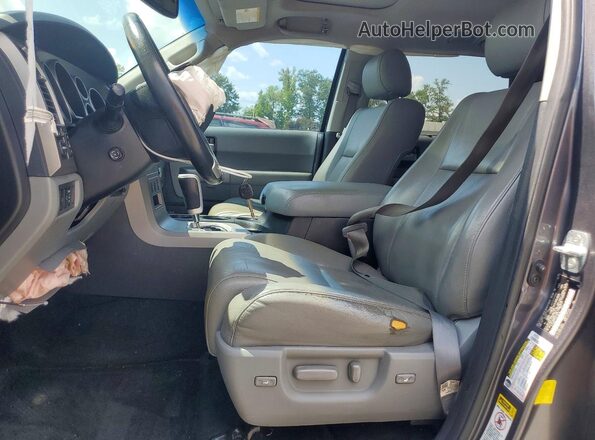 5TDJW5G10GS139485 2016 TOYOTA SEQUOIA Gray Սալոնի դիմացի տեսք