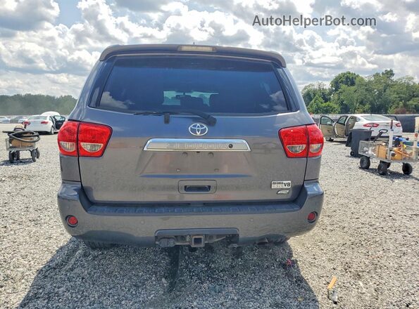 5TDJW5G10GS139485 2016 TOYOTA SEQUOIA Gray Հետևի տեսք