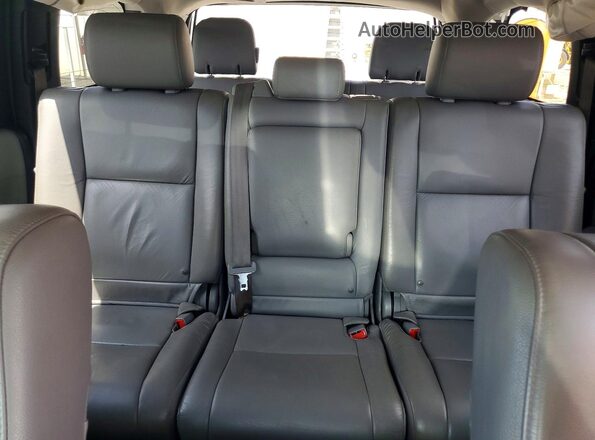 5TDJW5G10GS139485 2016 TOYOTA SEQUOIA Gray Հետևի նստատեղերի տեսք