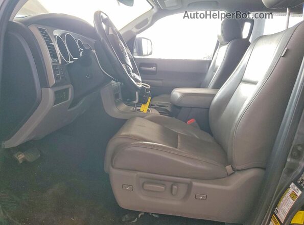 5TDJW5G16GS141323 2016 TOYOTA SEQUOIA Gray Front interior view