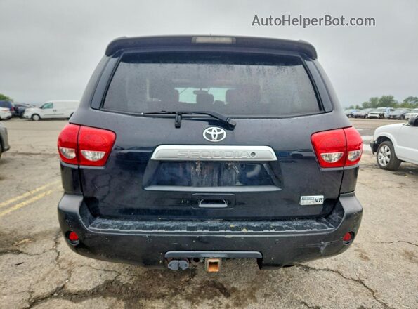 5TDJY5G19GS139740 2016 TOYOTA SEQUOIA Black Вид ззаду