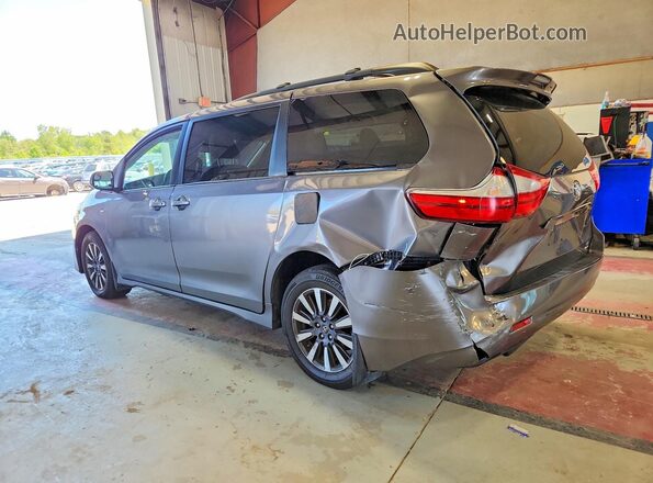5TDJZ3DC0JS194950 2018 TOYOTA SIENNA Серый Задняя левая четверть