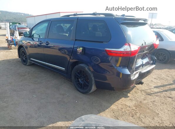5TDJZ3DC1JS198179 2018 TOYOTA SIENNA Dark Blue Հետևի ձախ