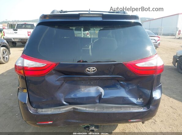 5TDJZ3DC1JS198179 2018 TOYOTA SIENNA Dark Blue Դիմացի տեսք