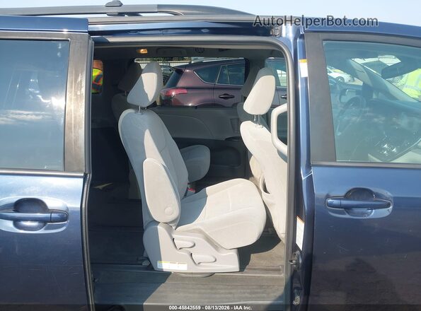 5TDJZ3DC1JS198179 2018 TOYOTA SIENNA Dark Blue VIN կոդի պիտակի տեսք