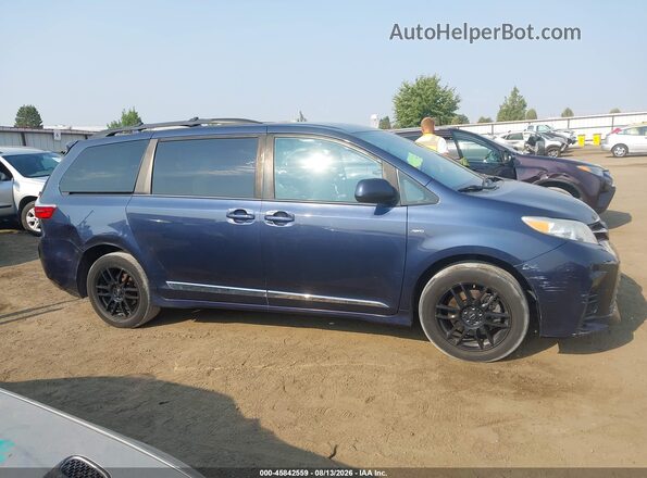 5TDJZ3DC1JS198179 2018 TOYOTA SIENNA Dark Blue Սալոնի 360 աստիճան տեսք