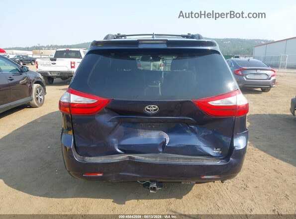 5TDJZ3DC1JS198179 2018 TOYOTA SIENNA Dark Blue 