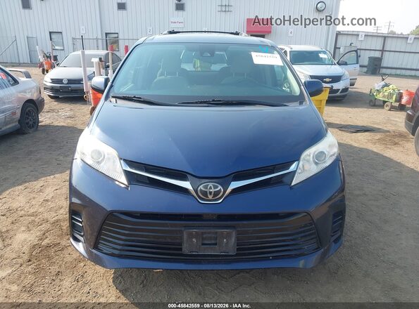 5TDJZ3DC1JS198179 2018 TOYOTA SIENNA Dark Blue Սալոնի հետևի տեսք