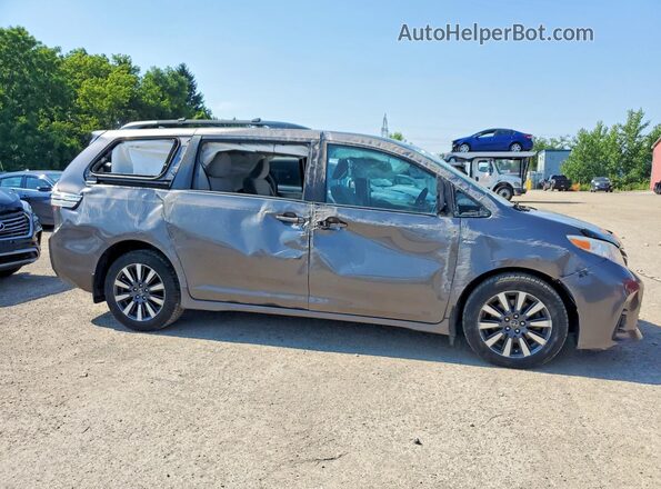 5TDJZ3DC1KS212860 2019 TOYOTA SIENNA Gray Передня права чверть