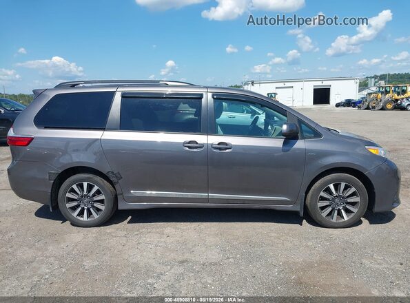 5TDJZ3DC3LS228110 2020 TOYOTA SIENNA Gray Rear interior view