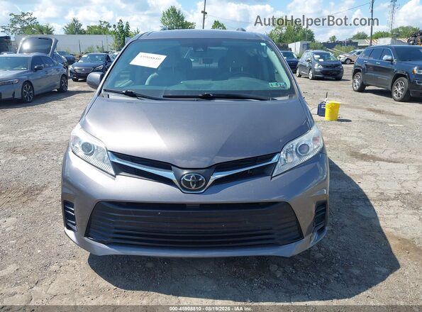5TDJZ3DC3LS228110 2020 TOYOTA SIENNA Gray Instrument cluster view