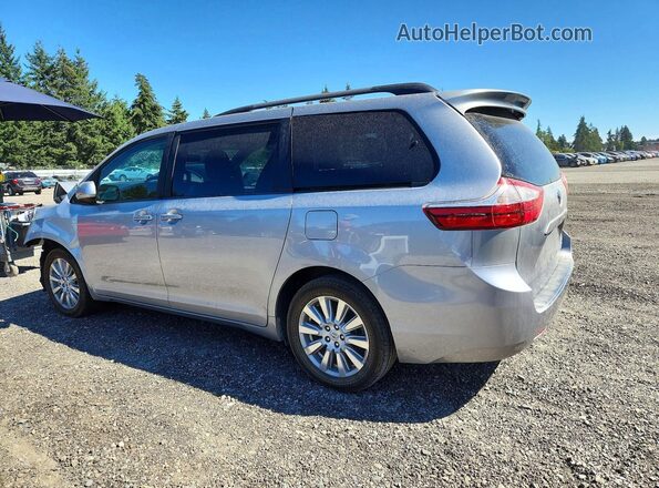5TDJZ3DC6HS182179 2017 TOYOTA SIENNA Silver უკანა მარცხენა