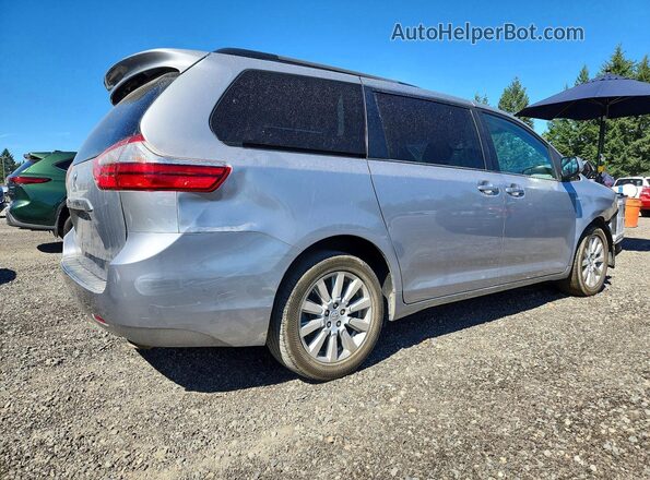 5TDJZ3DC6HS182179 2017 TOYOTA SIENNA Silver უკანა მარჯვენა