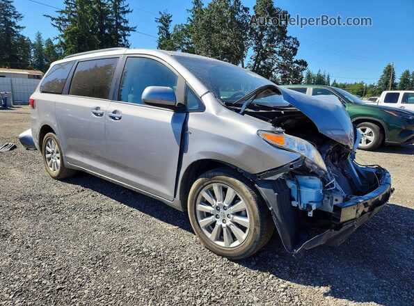 5TDJZ3DC6HS182179 2017 TOYOTA SIENNA Silver წინა მარჯვენა