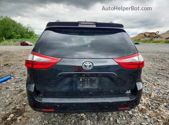 5TDJZ3DC8LS228104 2020 TOYOTA SIENNA Black უკანა ხედი
