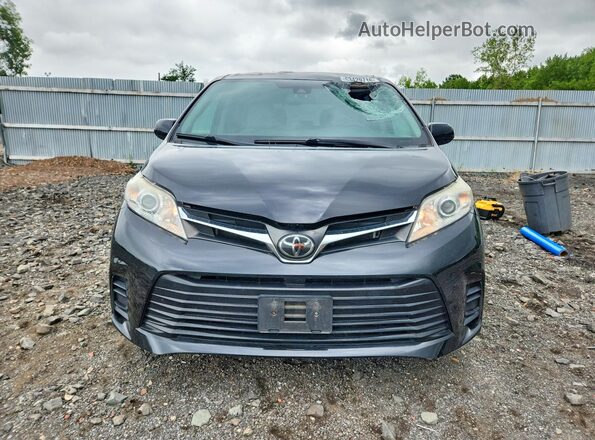 5TDJZ3DC8LS228104 2020 TOYOTA SIENNA Black წინა ხედი
