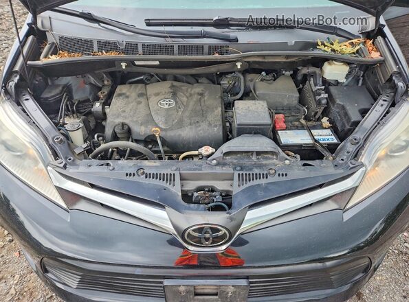5TDJZ3DC8LS228104 2020 TOYOTA SIENNA Black ძრავის განყოფილების ხედი