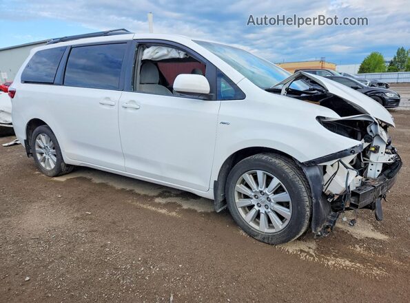 5TDJZ3DC9HS185870 2017 TOYOTA SIENNA White Delantero derecho