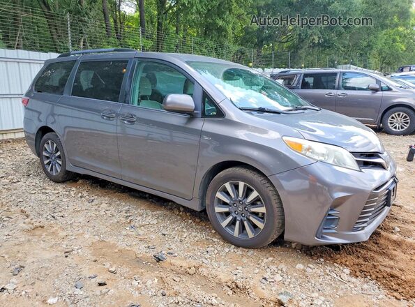 5TDJZ3DCXJS197290 2018 TOYOTA SIENNA Gray Передня права чверть
