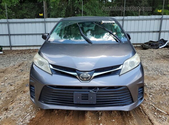 5TDJZ3DCXJS197290 2018 TOYOTA SIENNA Gray Вид спереду
