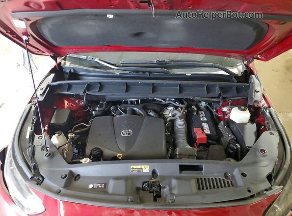5TDJZRAH5MS048308 2021 TOYOTA HIGHLANDER Red Vista del compartimento del motor