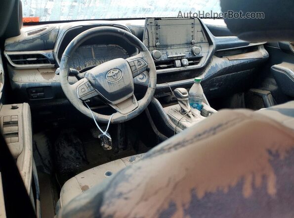 5TDJZRBH2MS059216 2021 TOYOTA HIGHLANDER Белый Вид панели приборов