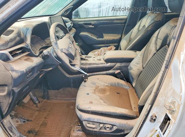 5TDJZRBH2MS059216 2021 TOYOTA HIGHLANDER Белый Вид салона спереди